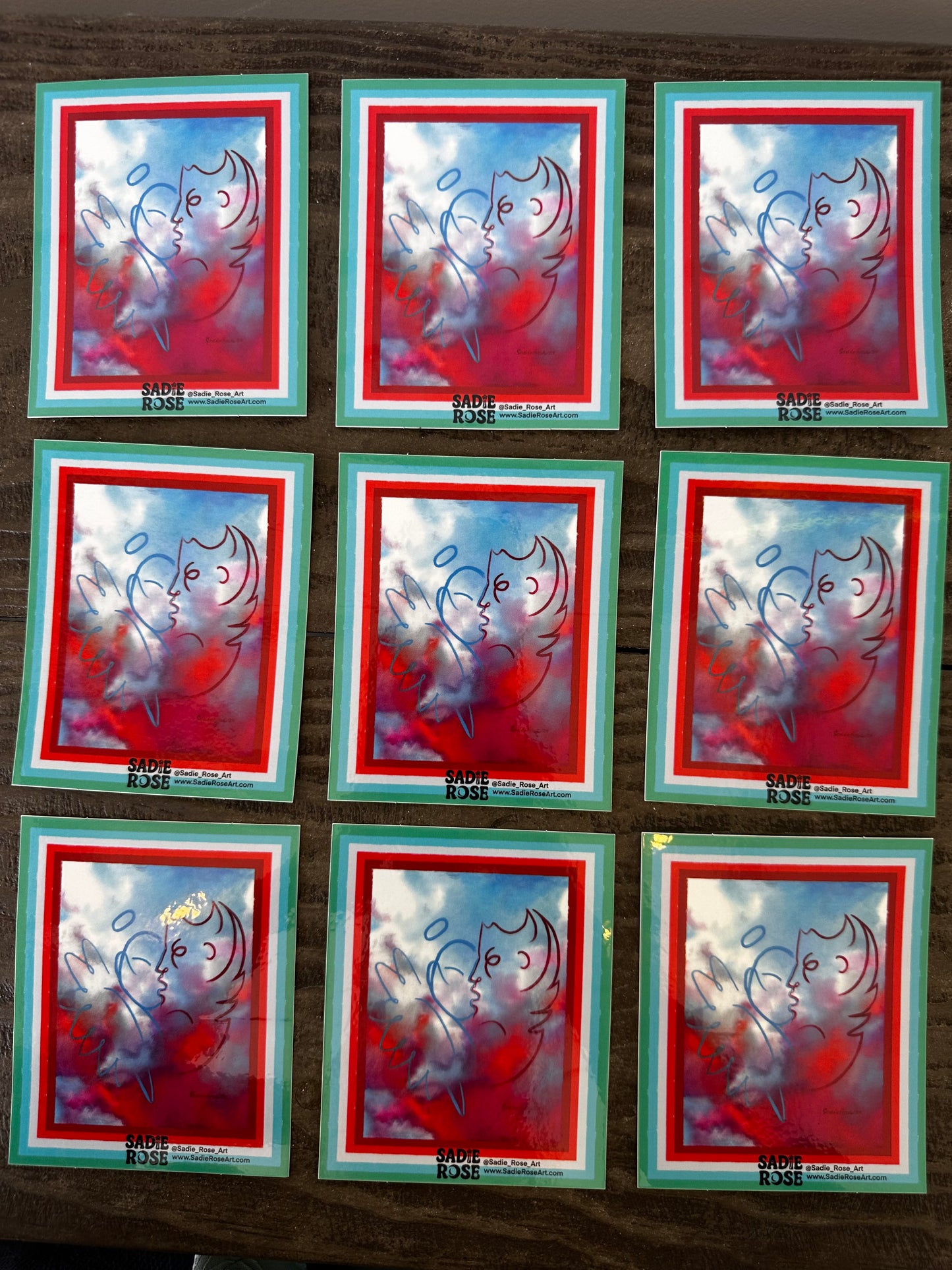Sticker - Tethered Realms 2 - Transparent Utopia by Sadie Rose