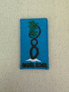 Patch - Impossible Palms – Blue (Iron-On) - Transparent Utopia by Sadie Rose