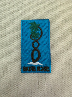 Patch - Impossible Palms – Blue (Iron-On) - Transparent Utopia by Sadie Rose
