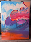 Das Energi Live Painting - Original Painting - Transparent Utopia by Sadie Rose