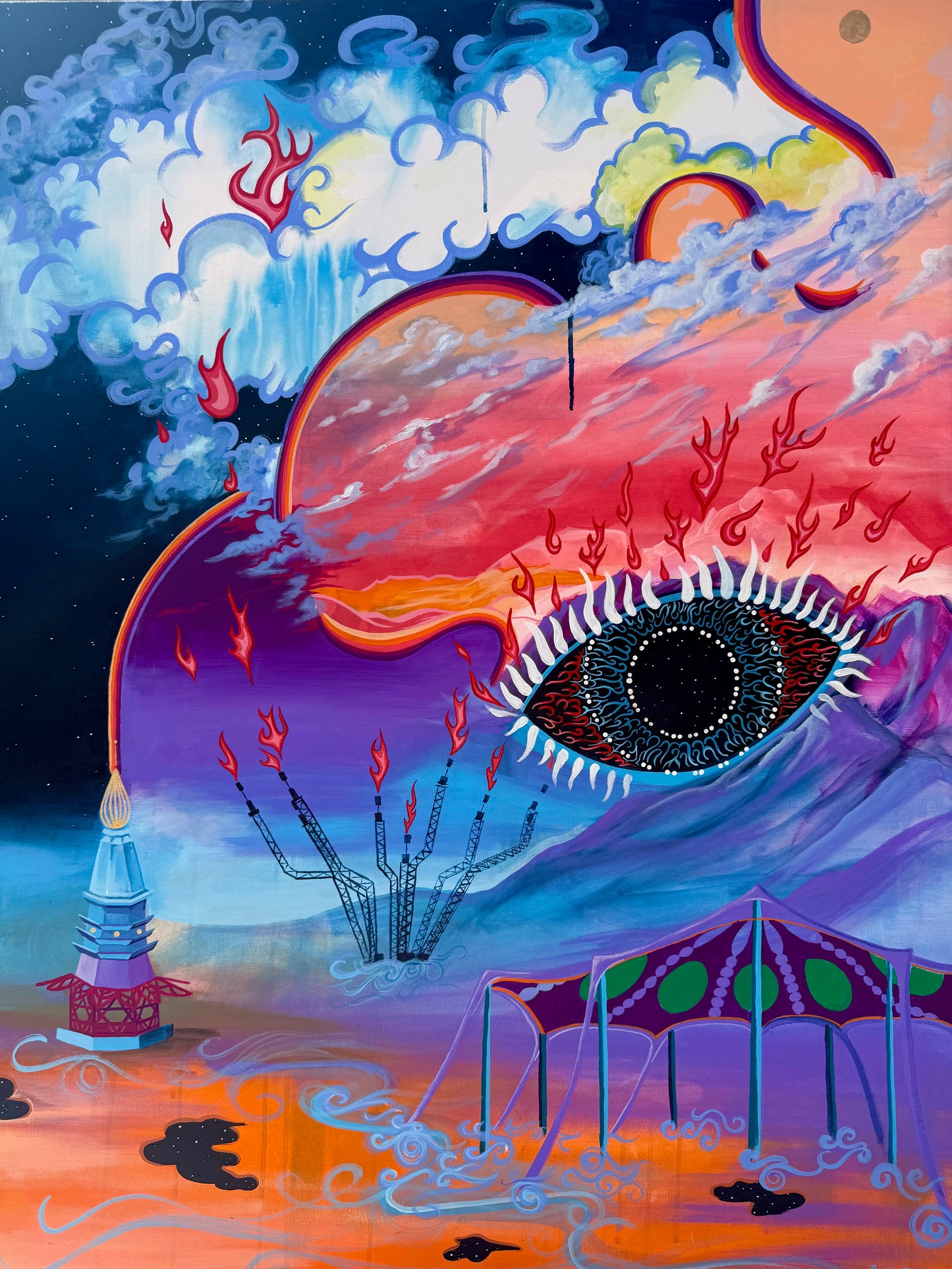 Das Energi Live Painting - Original Painting