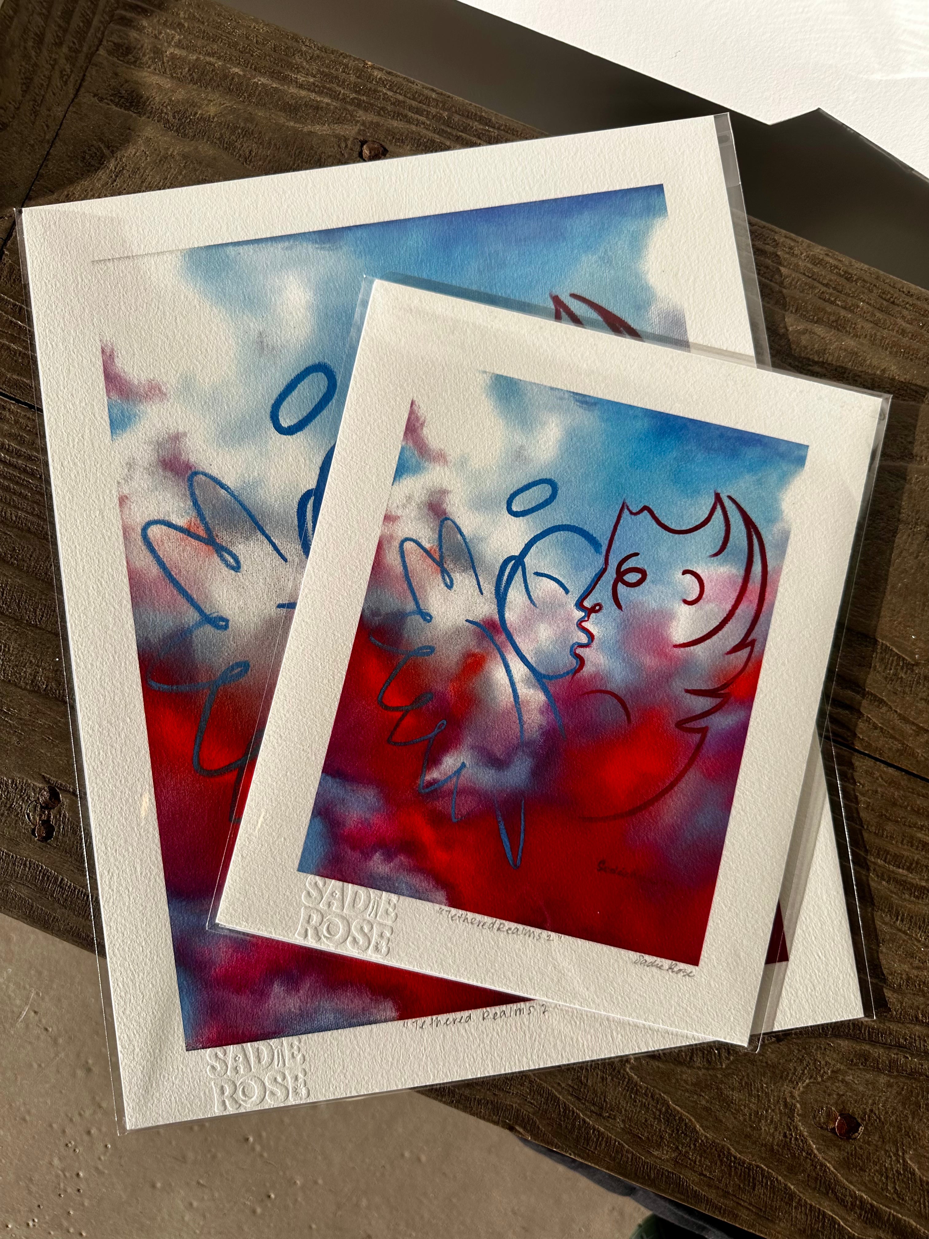Tethered Realms 2 Print - Transparent Utopia by Sadie Rose
