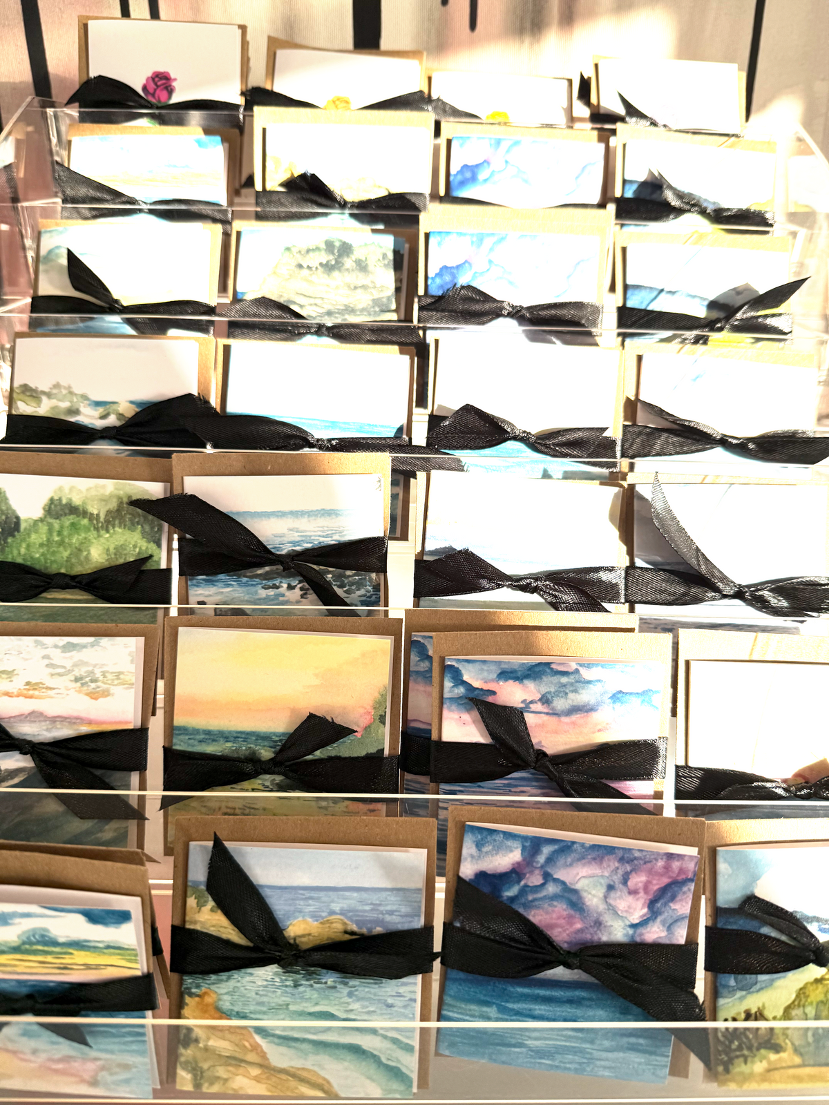 Mini Folding Watercolor Cards (Assorted Designs) - Transparent Utopia by Sadie Rose