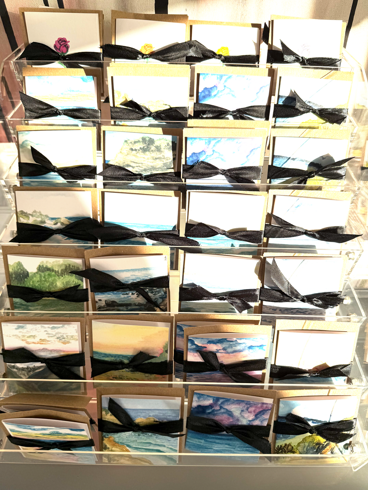 Mini Folding Watercolor Cards (Assorted Designs) - Transparent Utopia by Sadie Rose