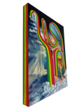 Desert Arcadia — Original Oil Painting - Transparent Utopia by Sadie Rose