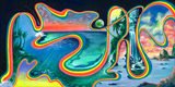 Celestial Time Warp — Original Oil Painting - Transparent Utopia by Sadie Rose