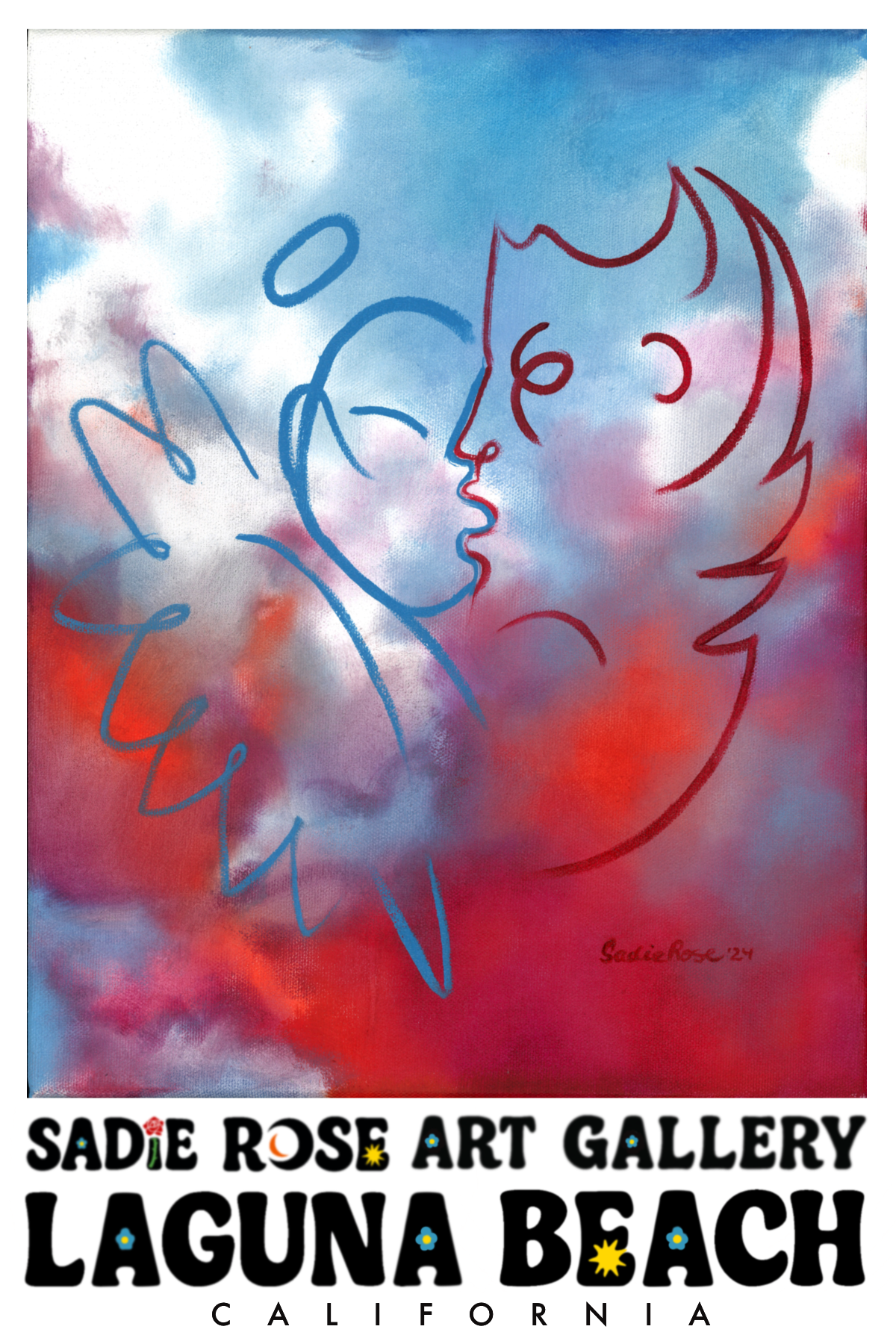 Postcard - Tethered Realms 2 - Transparent Utopia by Sadie Rose