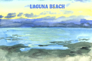 Postcard - Main Beach - Transparent Utopia by Sadie Rose