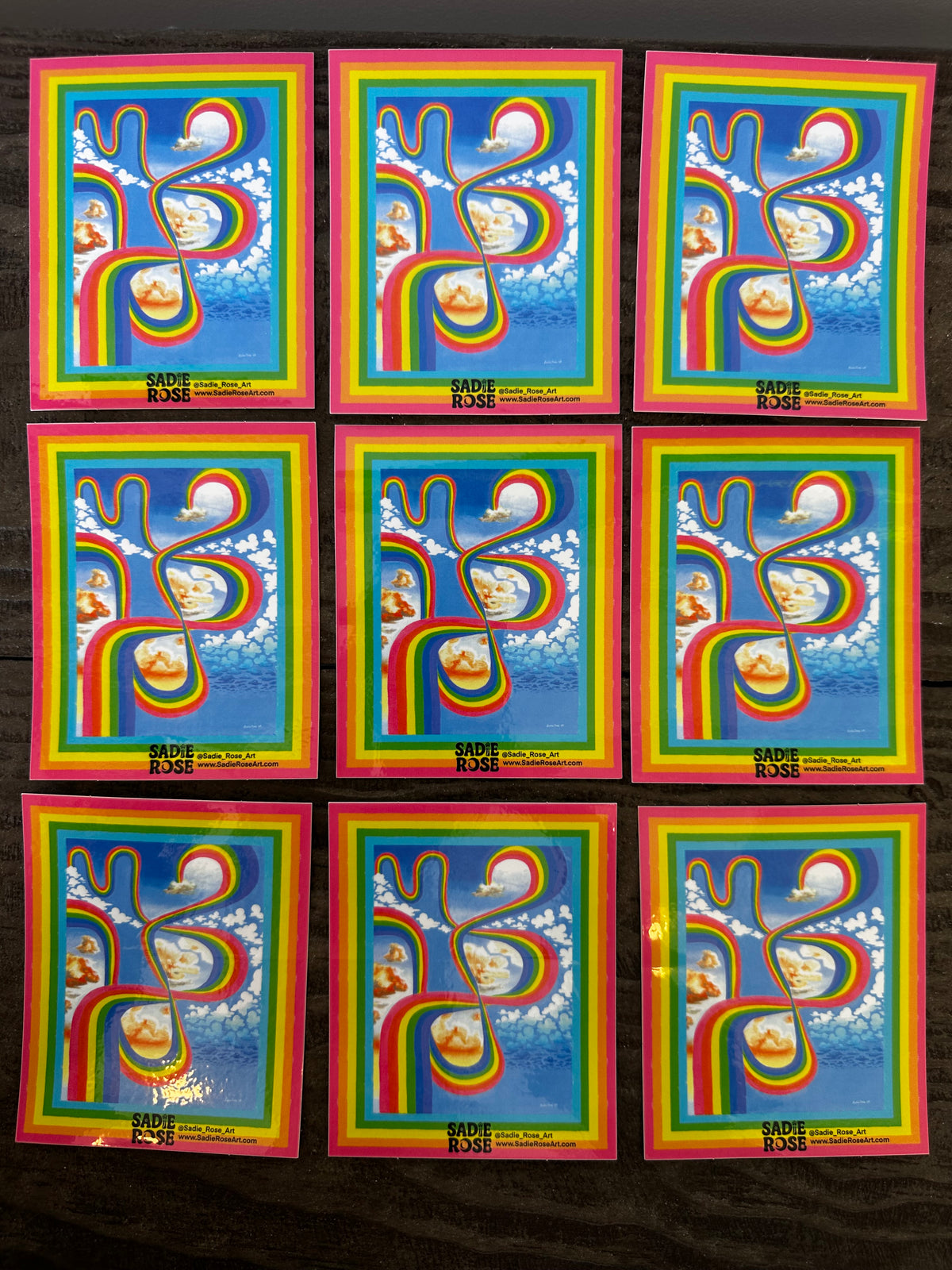Sticker- Cloud Factory - Transparent Utopia by Sadie Rose
