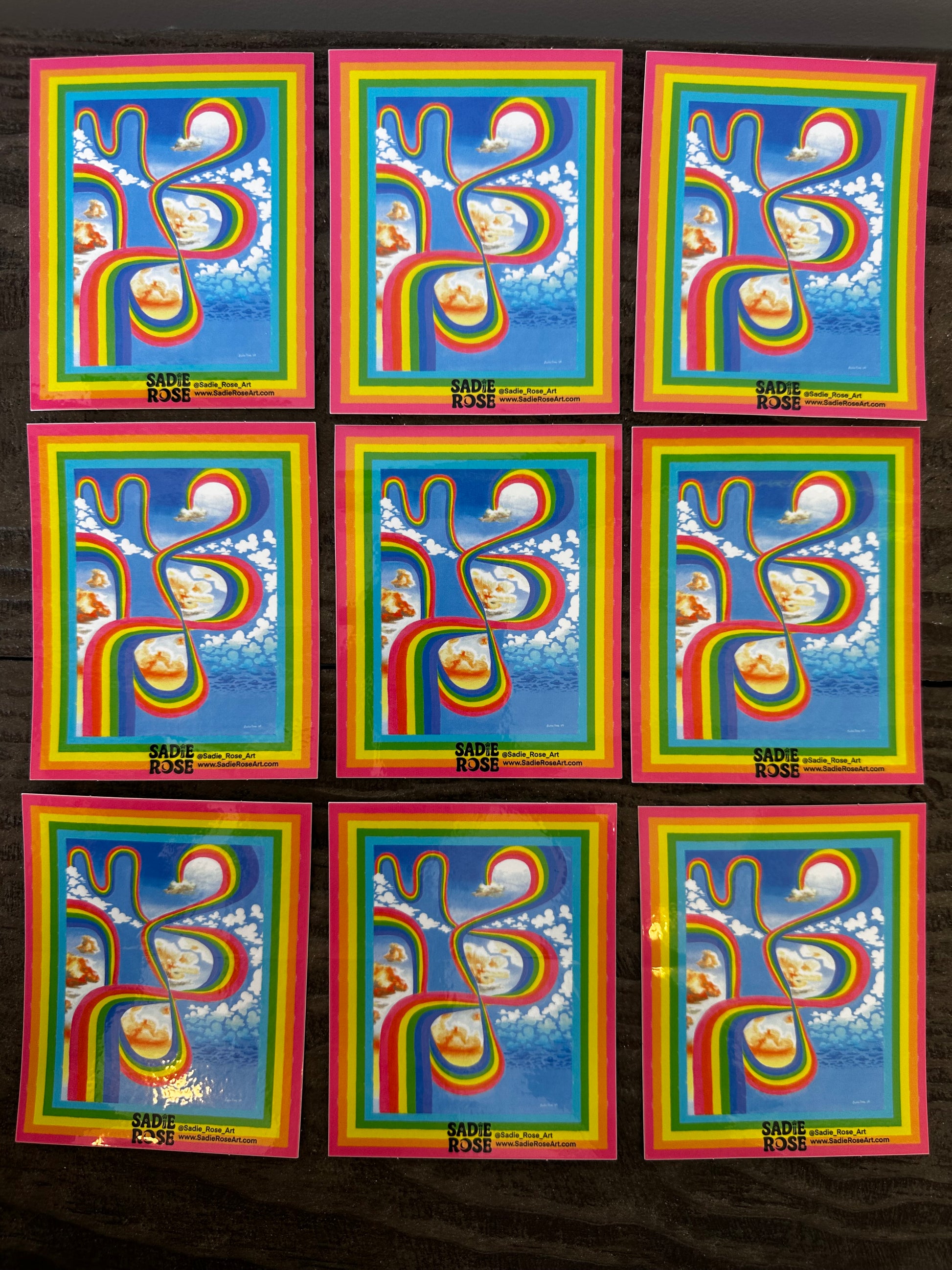 Sticker- Cloud Factory - Transparent Utopia by Sadie Rose