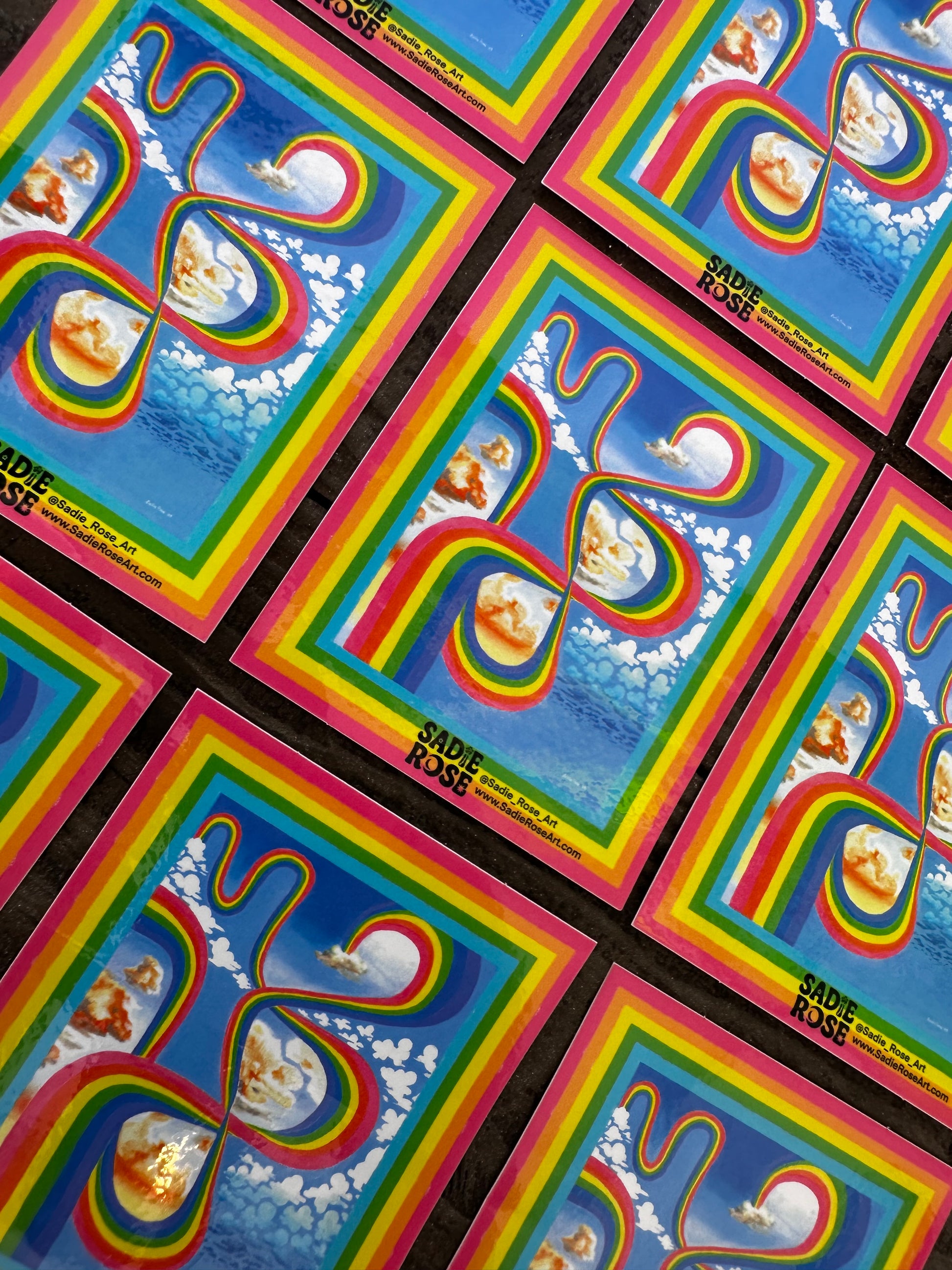 Sticker- Cloud Factory - Transparent Utopia by Sadie Rose