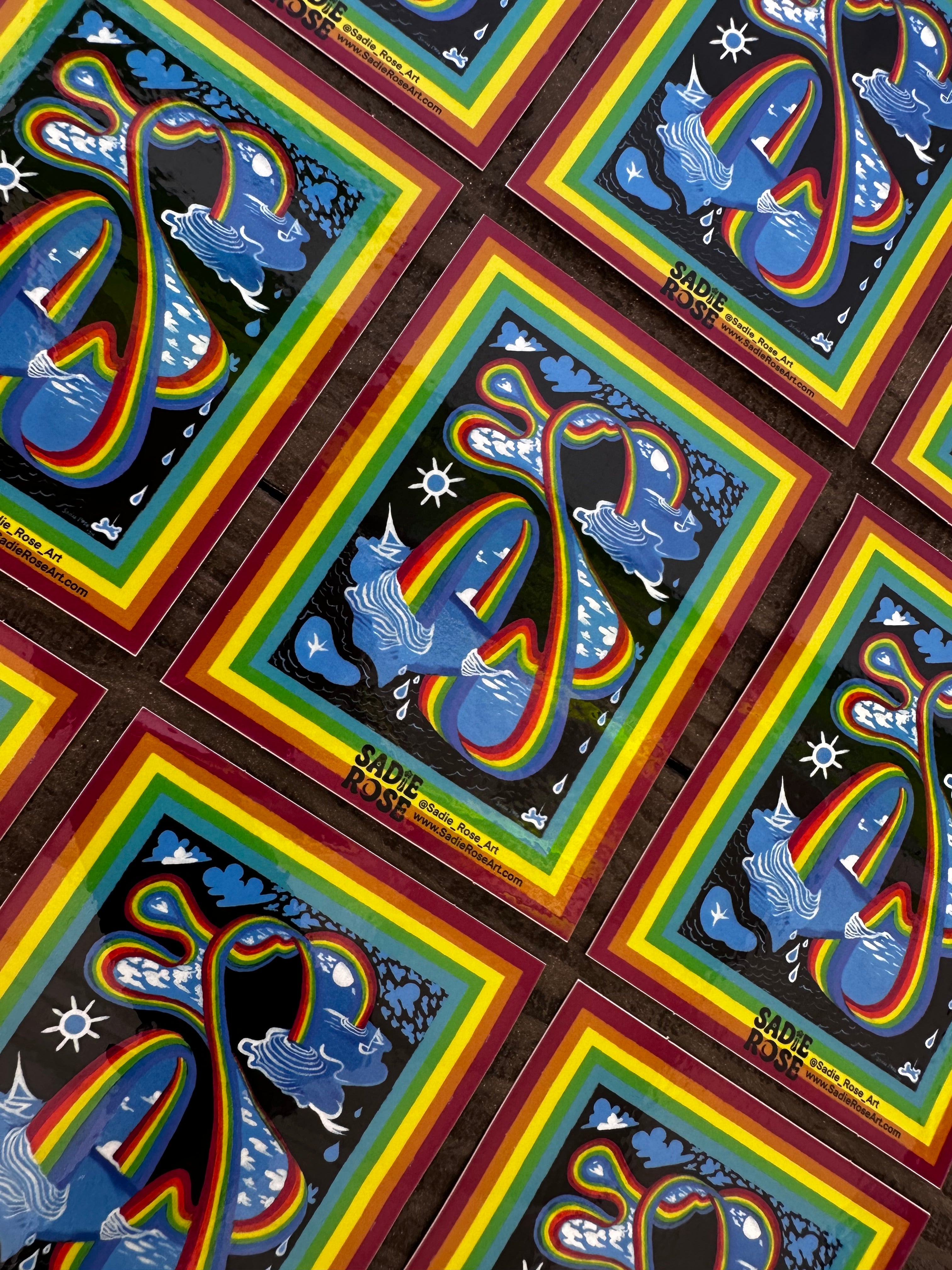 Sticker - Dream Logic - Transparent Utopia by Sadie Rose