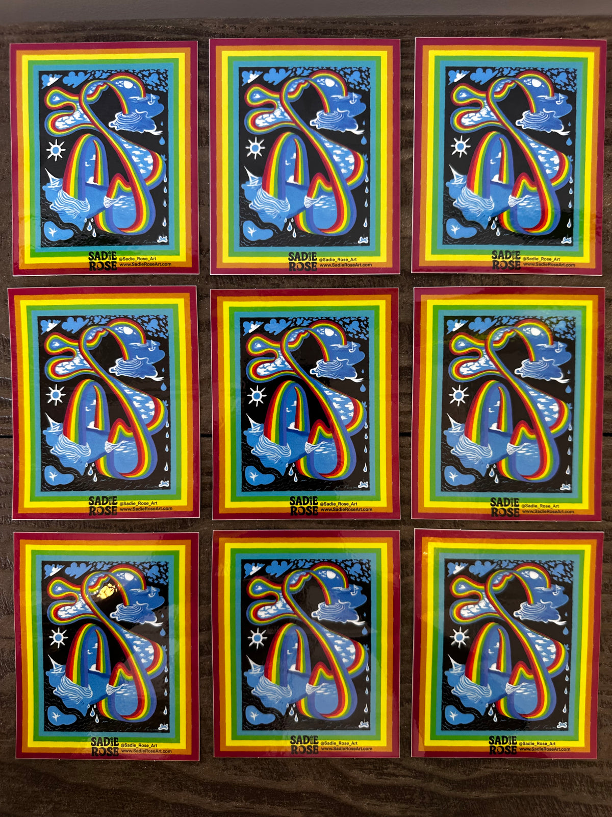 Sticker - Dream Logic - Transparent Utopia by Sadie Rose