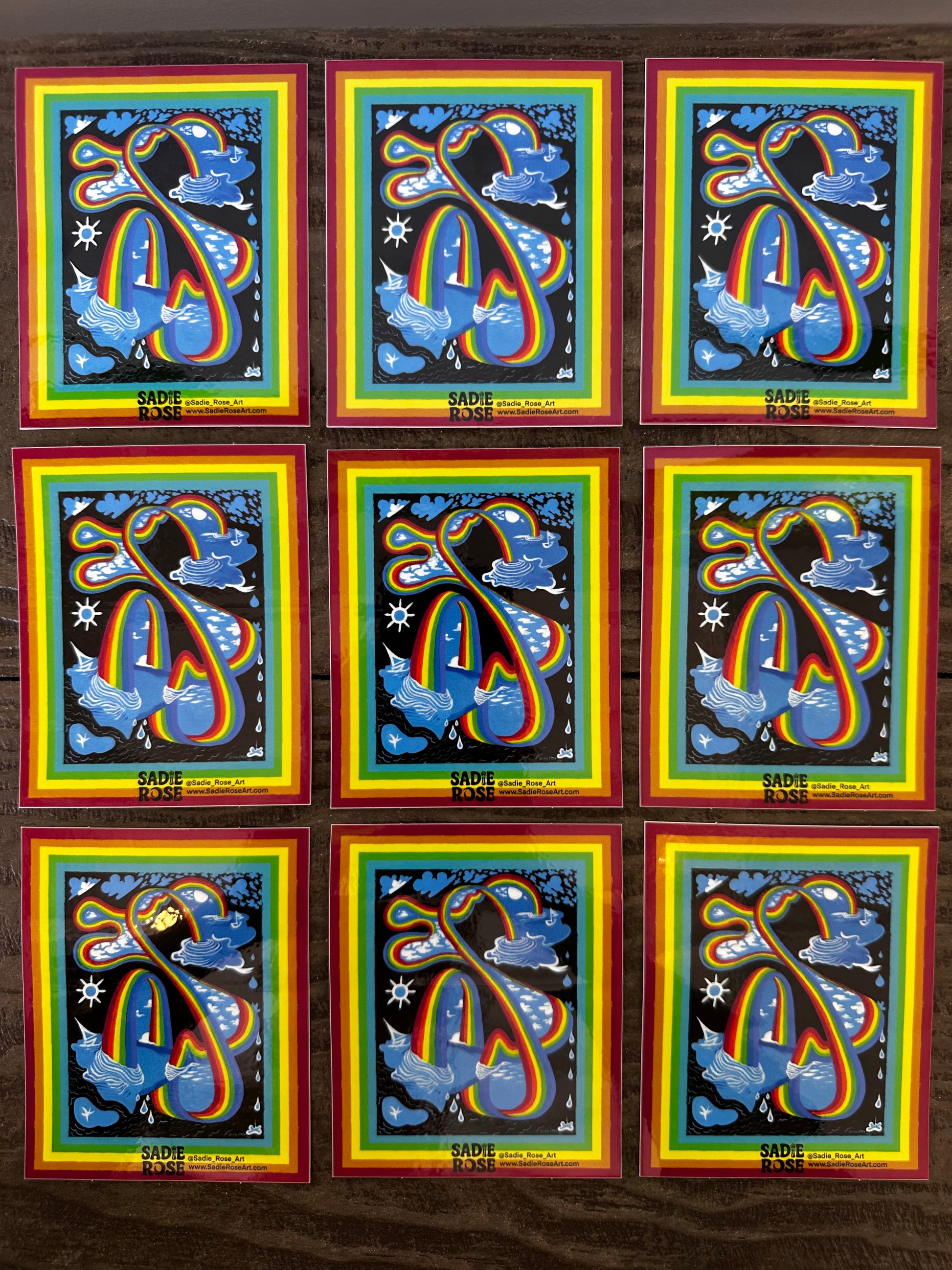 Sticker - Dream Logic - Transparent Utopia by Sadie Rose