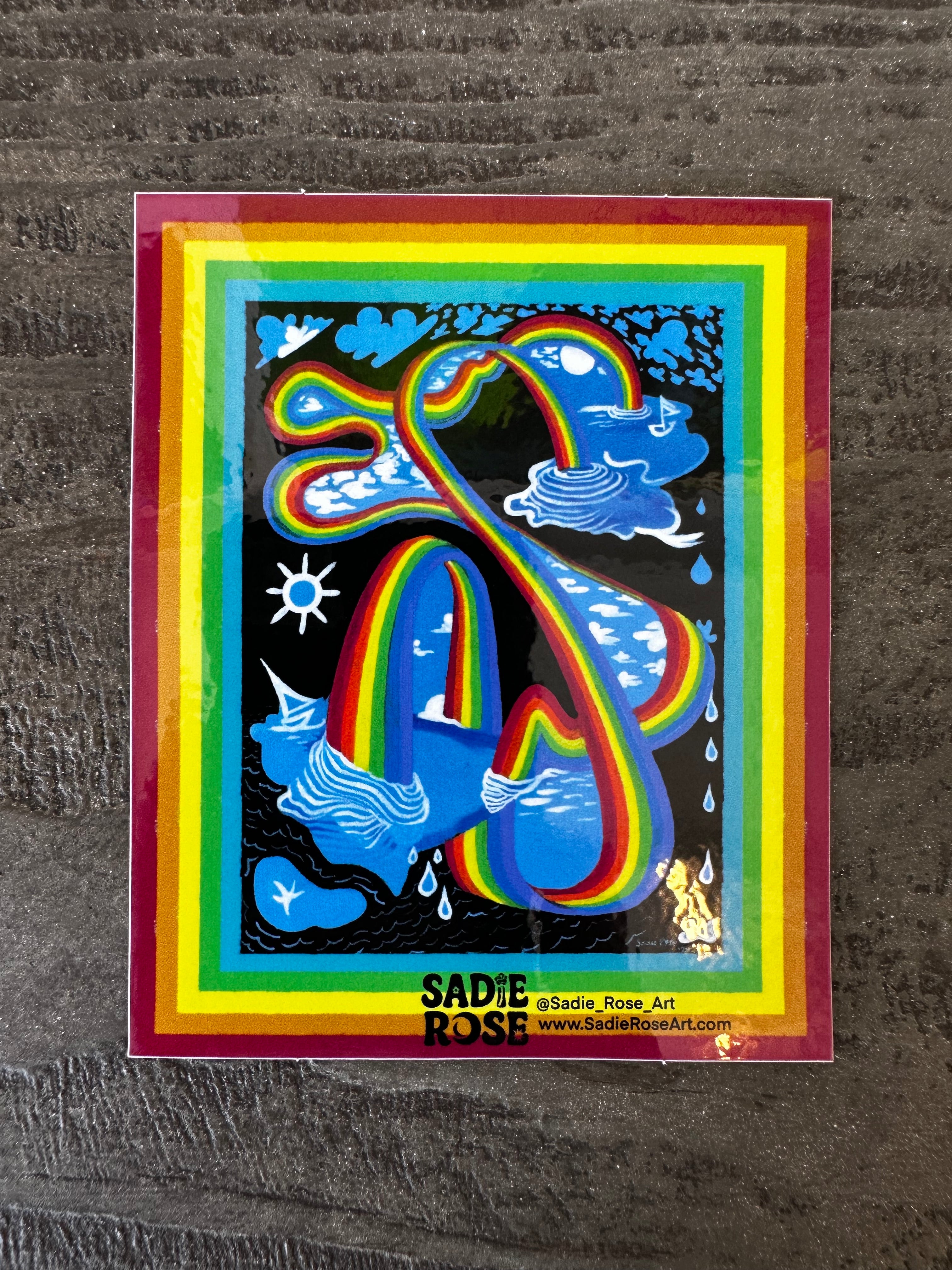Sticker - Dream Logic - Transparent Utopia by Sadie Rose