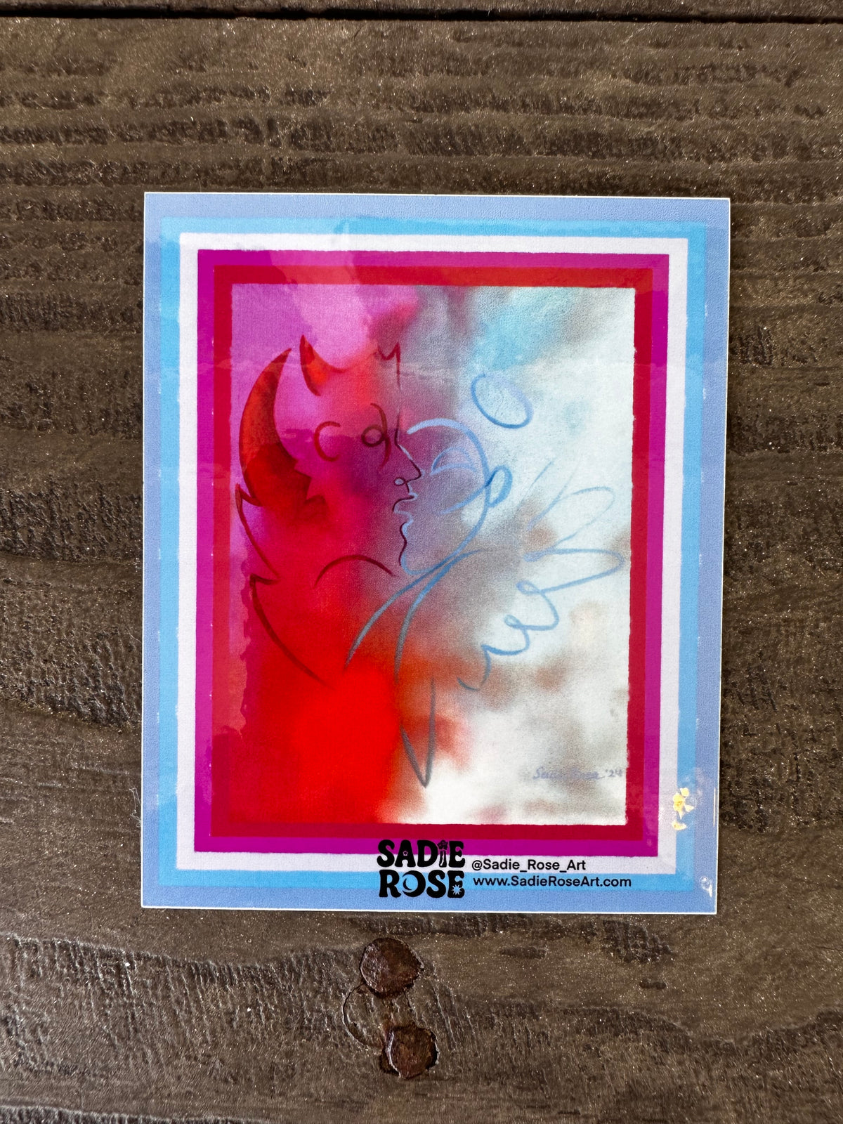 Sticker - Tethered Realms 1 - Transparent Utopia by Sadie Rose