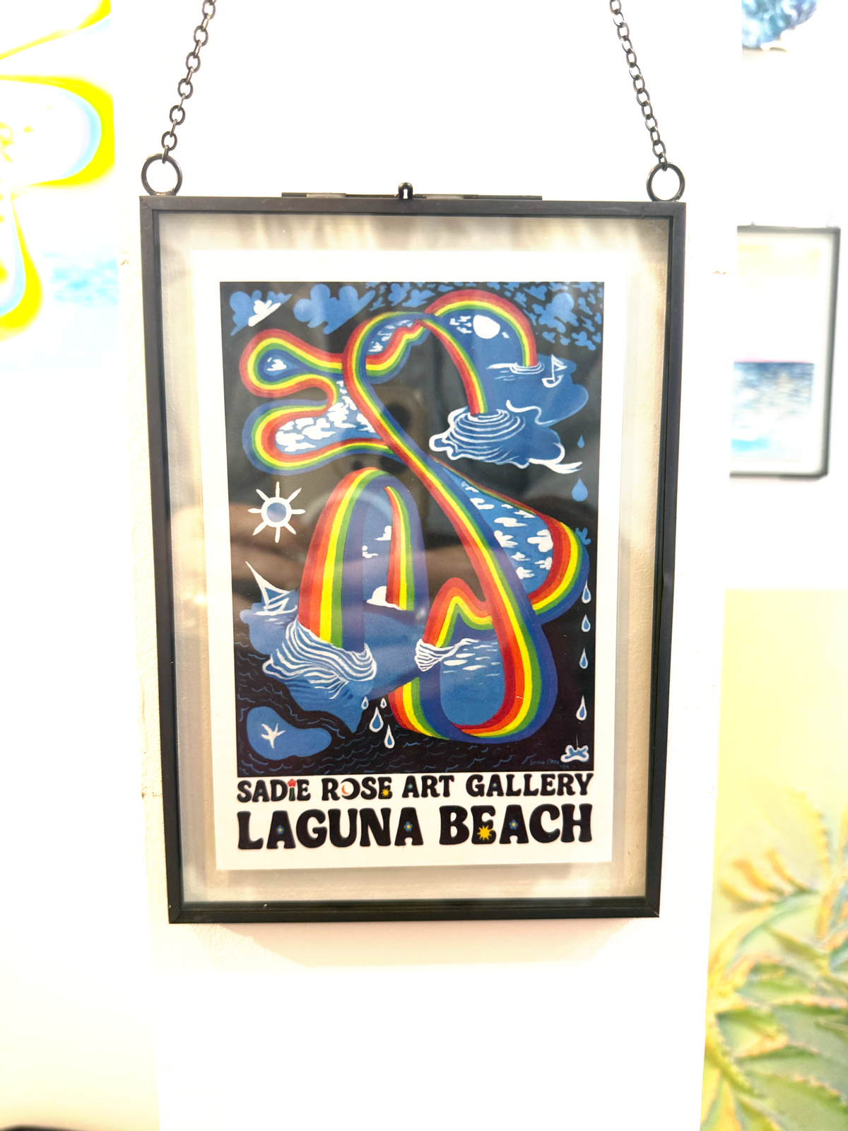 Vertical Postcard Frame - Transparent Utopia by Sadie Rose