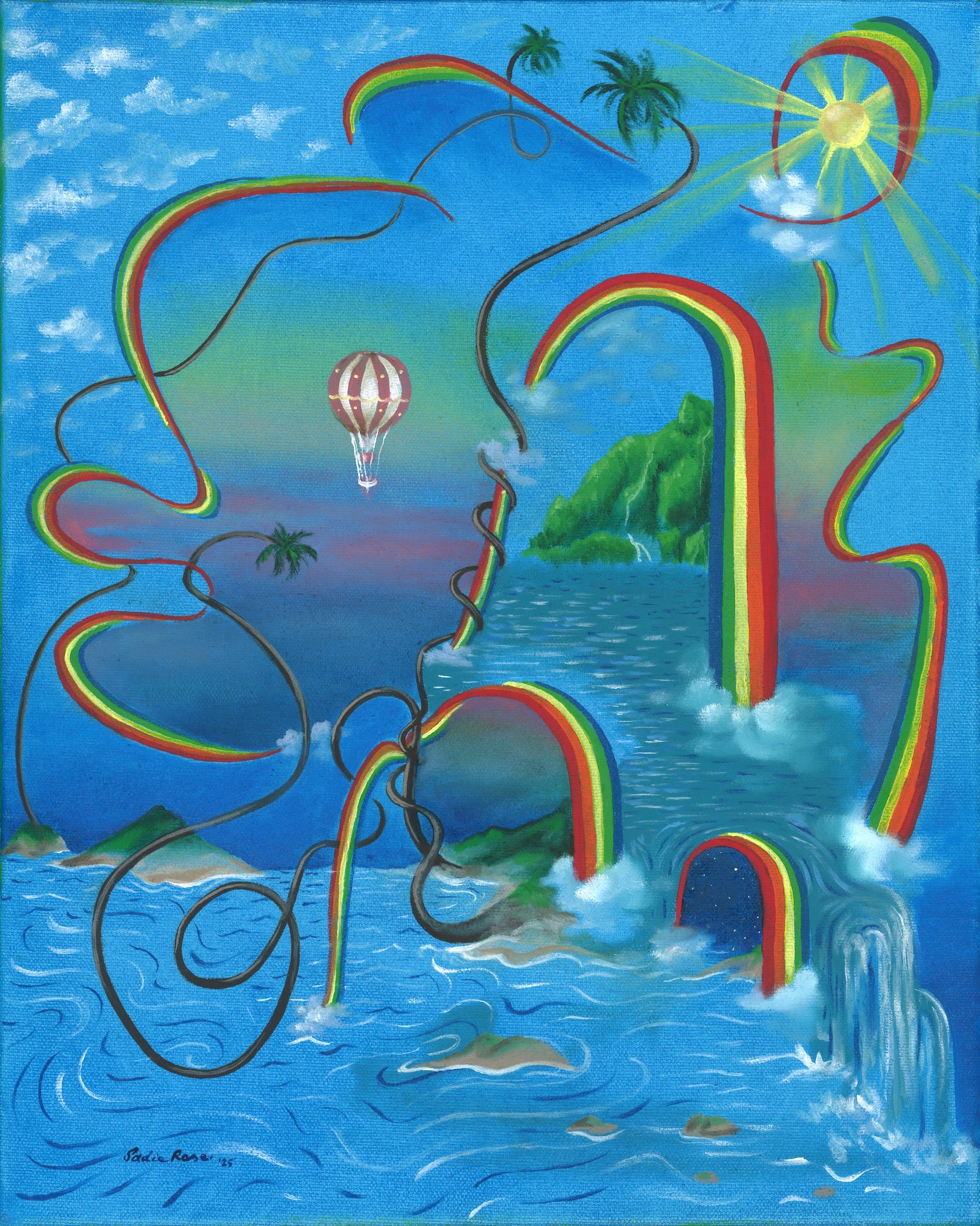 Islands That Dont Know 8x10 Print - Transparent Utopia by Sadie Rose