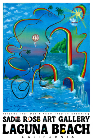 Postcard - Islands That Don't Know They're Dreaming - Transparent Utopia by Sadie Rose
