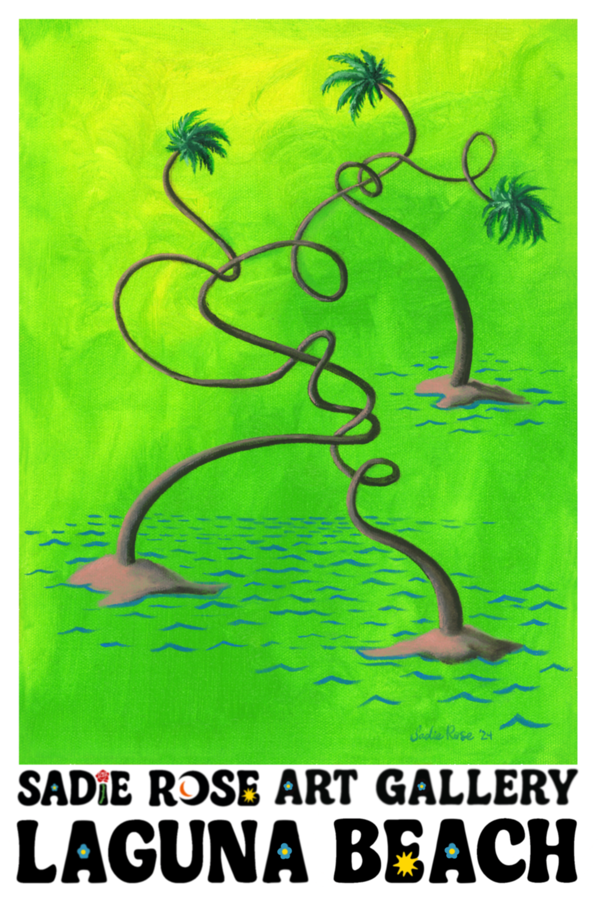 Postcard  - Triple Vistas - Transparent Utopia by Sadie Rose