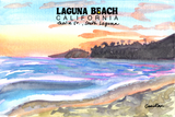 Postcard - Thalia St., South Laguna - Transparent Utopia by Sadie Rose
