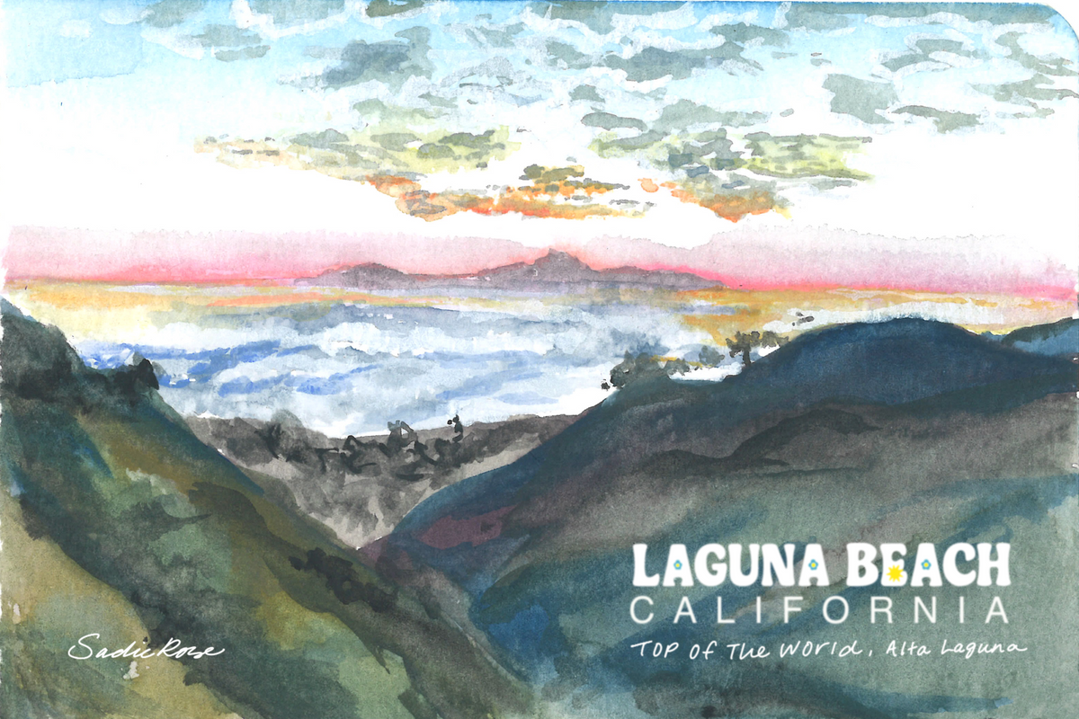 Postcard - Top of the World, Alta Laguna - Transparent Utopia by Sadie Rose