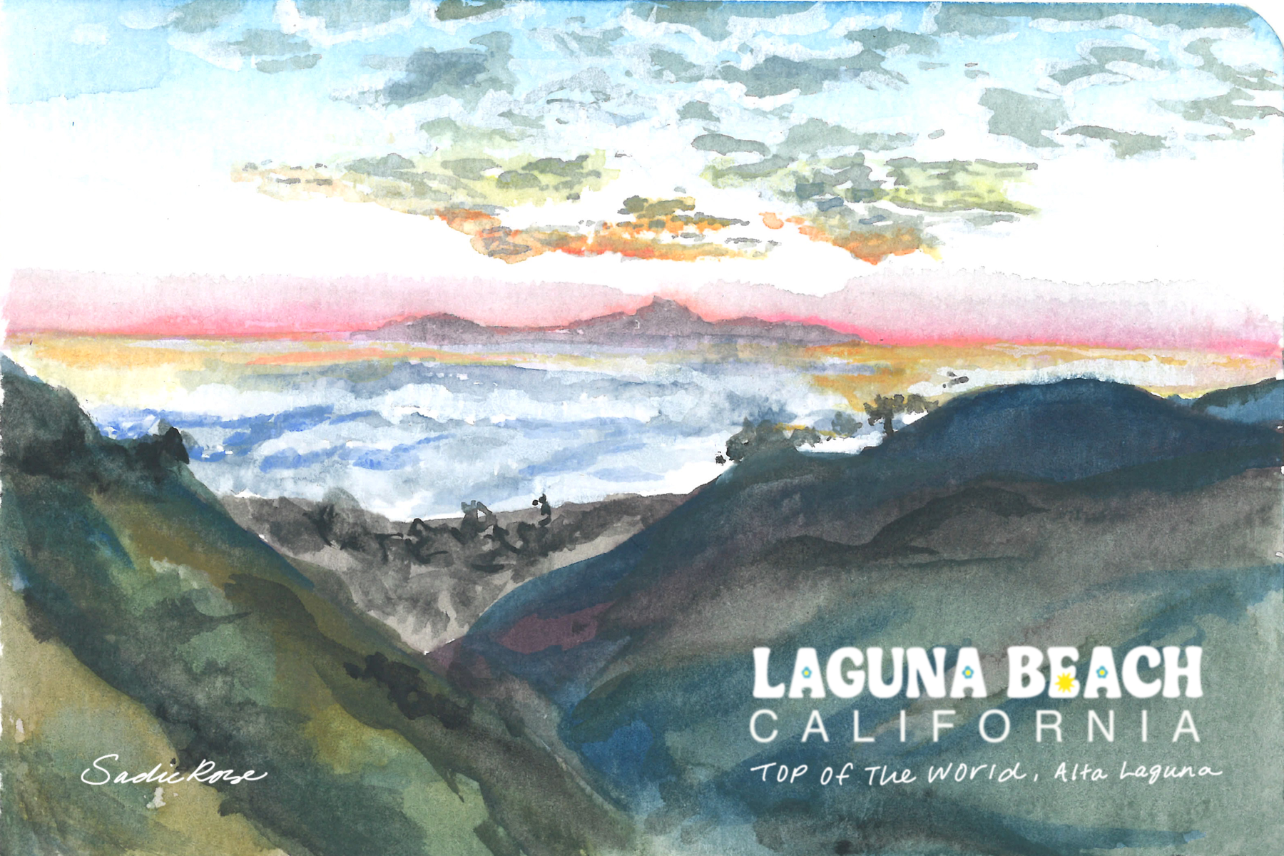 Postcard - Top of the World, Alta Laguna - Transparent Utopia by Sadie Rose