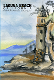 Postcard - Victoria Pirate’s Tower - Transparent Utopia by Sadie Rose