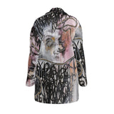 "Letters" Silk Blouse - Transparent Utopia by Sadie Rose