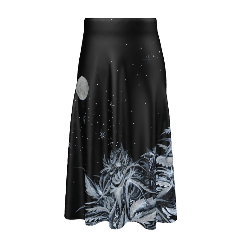 "Milkyway"- Silk Skirt - Transparent Utopia by Sadie Rose