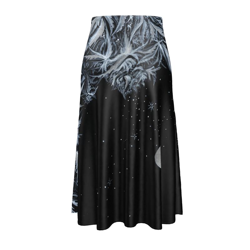 "Milkyway"- Silk Skirt - Transparent Utopia by Sadie Rose